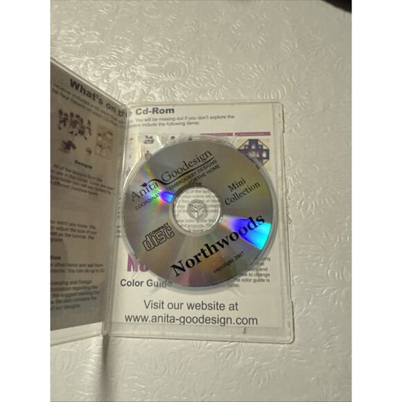 Northwoods Anita Goodesign Mini Collection 32 Embroidery Design CD EUC - Picture 2 of 4
